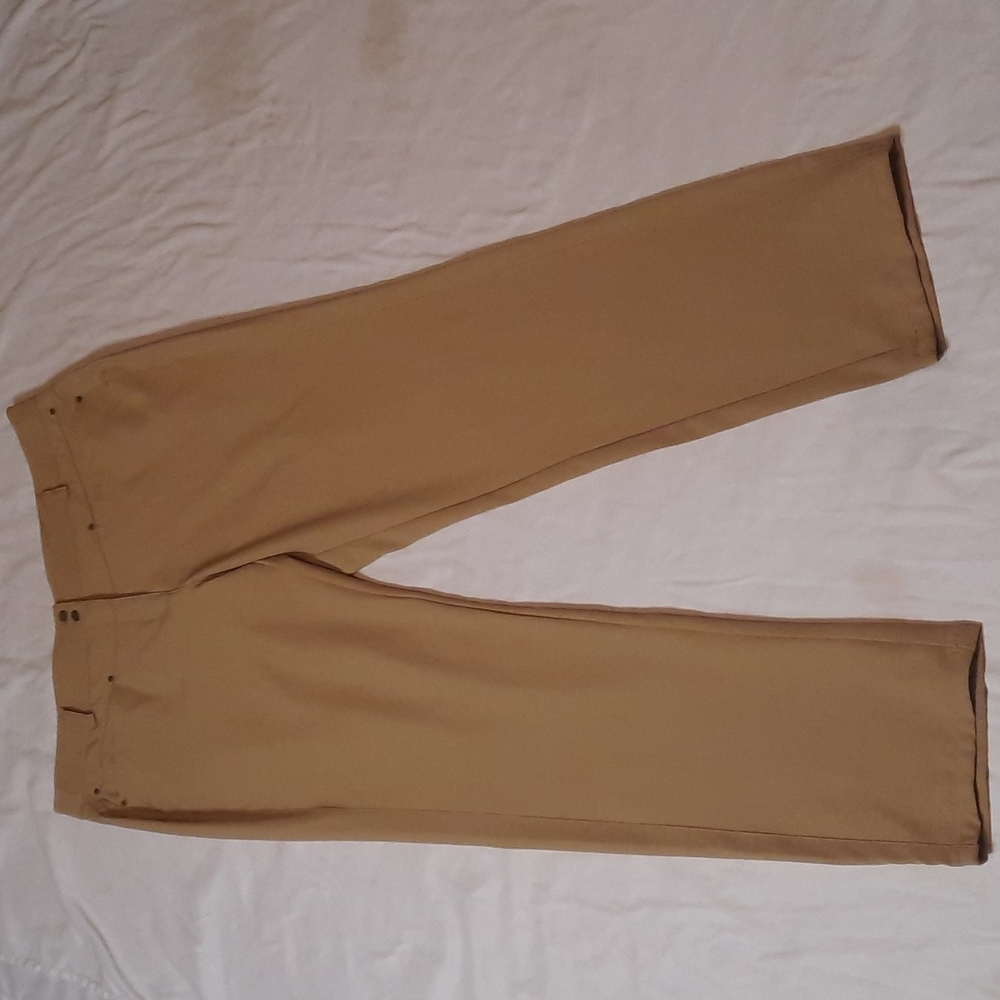 Jones New York Stretch camel khaki pants 14